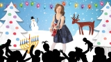 Dans door een Winter Wonderland tijdens een virtueel Laurie Berkner-concert