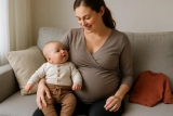 Kledingkeuzes die het leven met een buik en een baby makkelijker maken